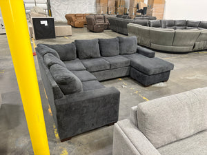 Ashley Dark Gray U-Shape Sectional