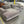 Brown Fuzzy Chaise Sectional