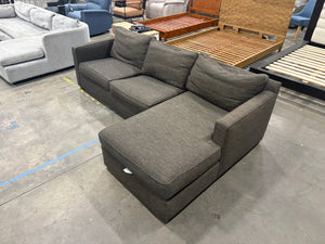Crate & Barrel Sectional - Dark Brown