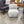 Gray Plush Swivel Accent Chair