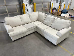 Classic Roll Arm L-Shape Sectional