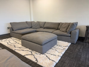 Gray Modular Cloud Sectional