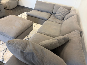 Gray Modular Cloud Sectional