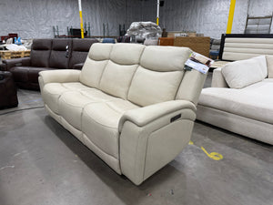 Sanders Leather Power Sofa