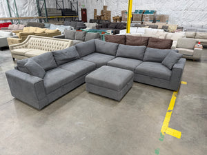 Bryden Fabric Sectional with Ottoman