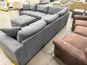 Bryden Fabric Sectional with Ottoman