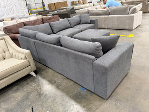 Bryden Fabric Sectional with Ottoman