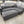 Modern Dark Gray Sectional with Ottoman