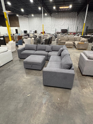 Bryden Fabric Sectional w/ Ottoman