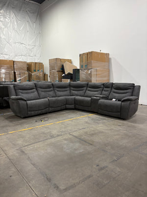 Kelsee Fabric Power Recliner Sectional
