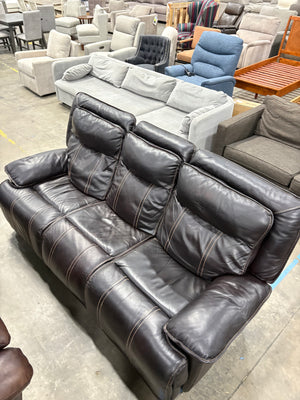 Marya Leather Reclining Sofa