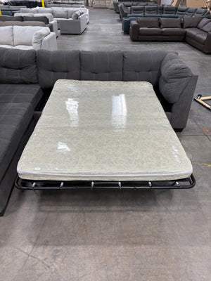 Gray Chaise Sectional w/ Sleeper