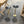 Black & Gold Marble Side Table Set