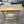 Rustic Honey Wood Office Desk with center drawer, and 2 Slide-Out Extensions