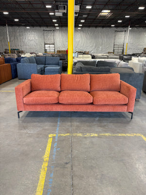Modern Burnt Orange Sofa