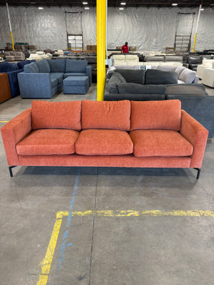 Modern Burnt Orange Sofa