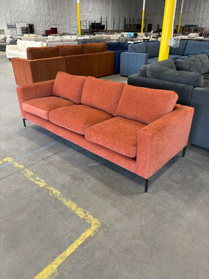 Modern Burnt Orange Sofa