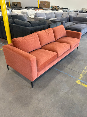 Modern Burnt Orange Sofa
