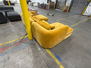 Joybird Sebastian Sectional (Harper Amber Gold)