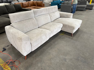 Mid-Century Modern Taupe Sectional