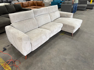 Mid-Century Modern Taupe Sectional