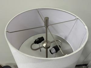 Silver Tall Lamp