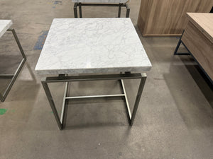 White Marble Side Table