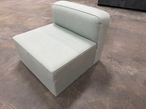 Joybird Logan Armless Chair (Sunbrella Premier Sea)