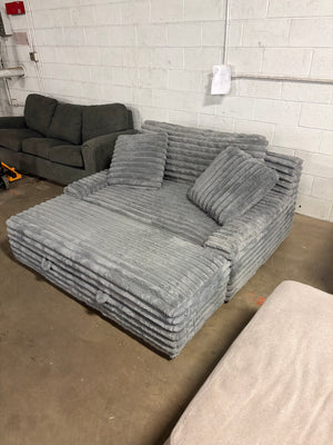 Wills Gray Oversized Chair