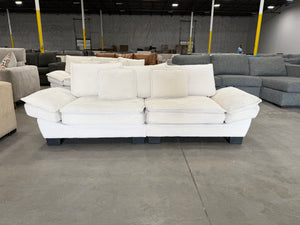 White Plush Sofa