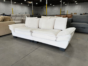 White Plush Sofa