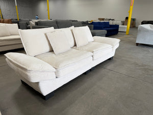 White Plush Sofa