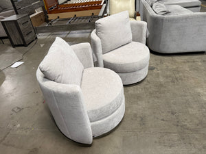 Davos Fabric 2PK Chair Gray