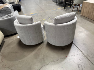 Davos Fabric 2PK Chair Gray