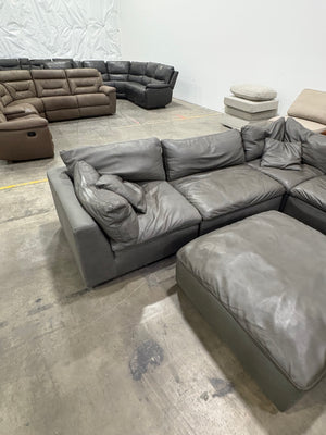 Wilshire Leather Sectional