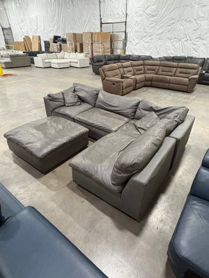 Wilshire Leather Sectional