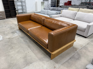 CB2 Sven Leather Sofa