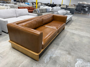 CB2 Sven Leather Sofa