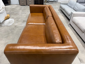 CB2 Sven Leather Sofa