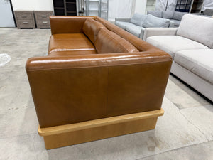 CB2 Sven Leather Sofa