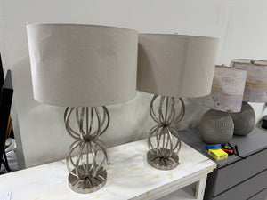 Metal Base Lamp Set