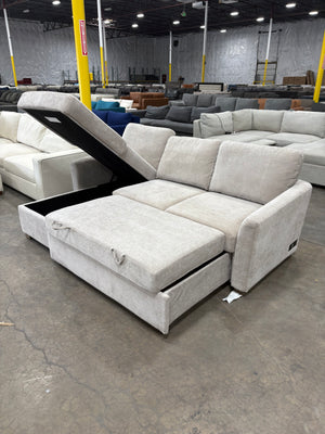 Cameron Sofa Chaise Taupe