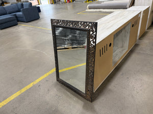 Rustic Iron Mirror