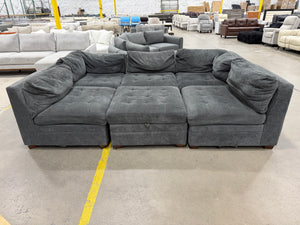 Tisdale 6 Piece Sectional Gray