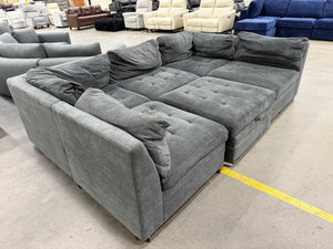 Tisdale 6 Piece Sectional Gray