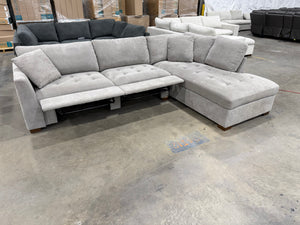 Miles Fabric Power Sectional