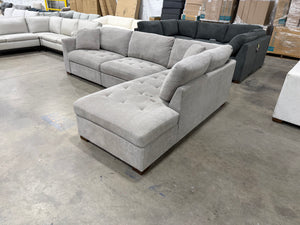 Miles Fabric Power Sectional