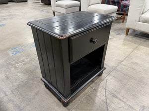 Black End Table with Drawer