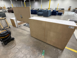 White Bedroom Set (Full Bed-frame, Dresser and Nightstand)