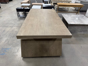 Wood Dining Table with 2 Leaf Extensions